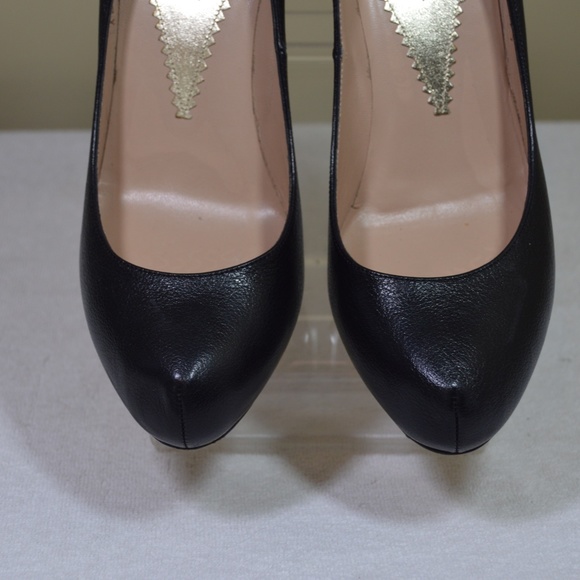 Black Round Toe Hidden Platform Pumps Made in Italy 🇮🇹 - Picture 10 of 13